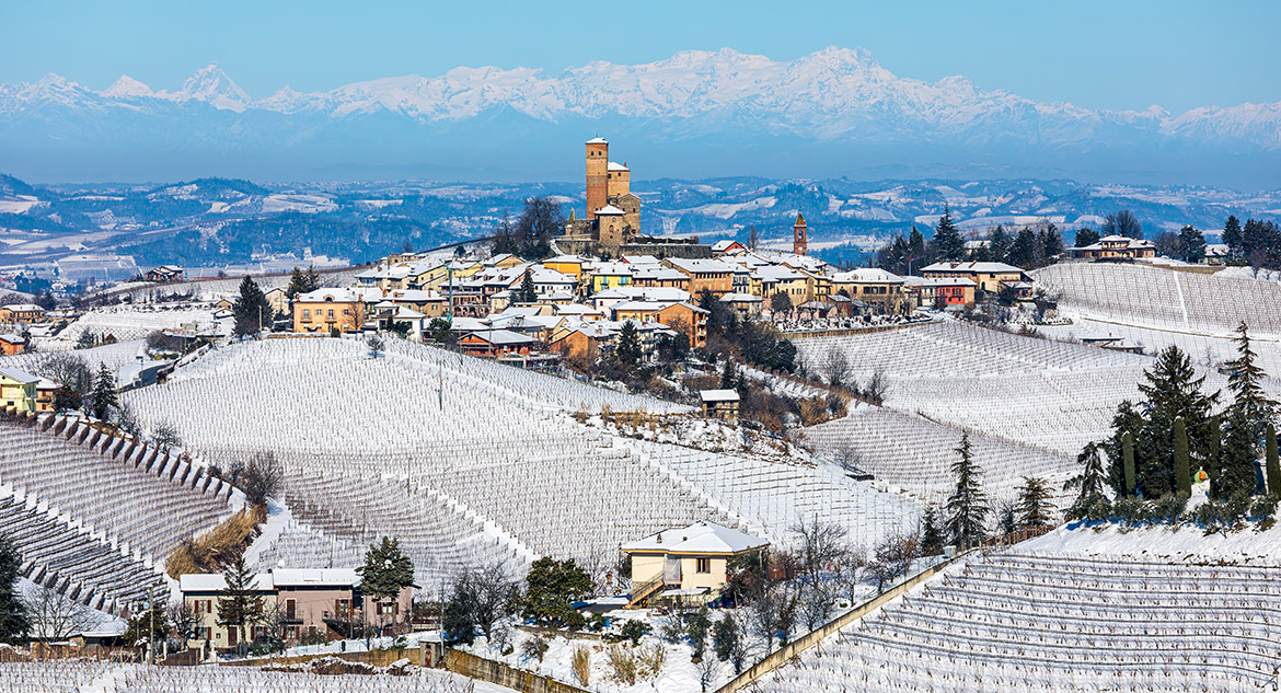 Neve no Piemonte