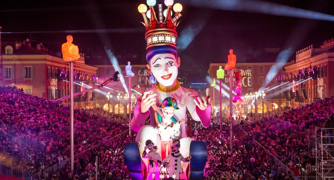 Desfile do Carnaval da cidade de Nice