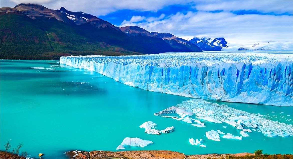 Geleira Perito Moreno no Parque Nacional Los Glaciares