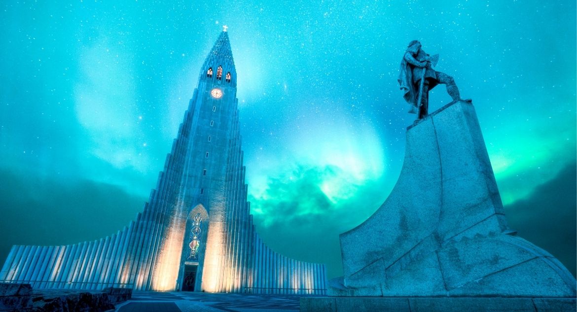 Igreja Hallgrimskirkja em Reykjavik