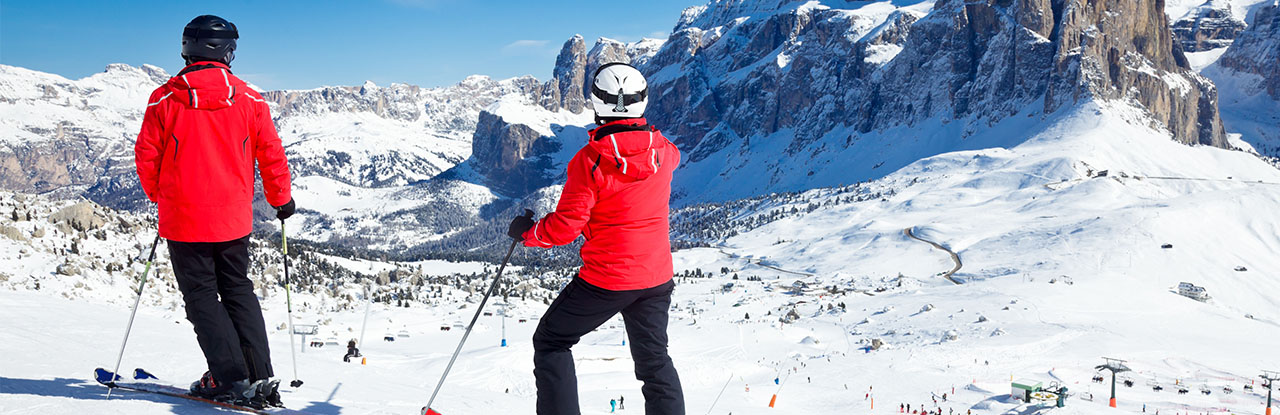 Casaç aproveitando as estações de esqui mais tranquilas do mundo