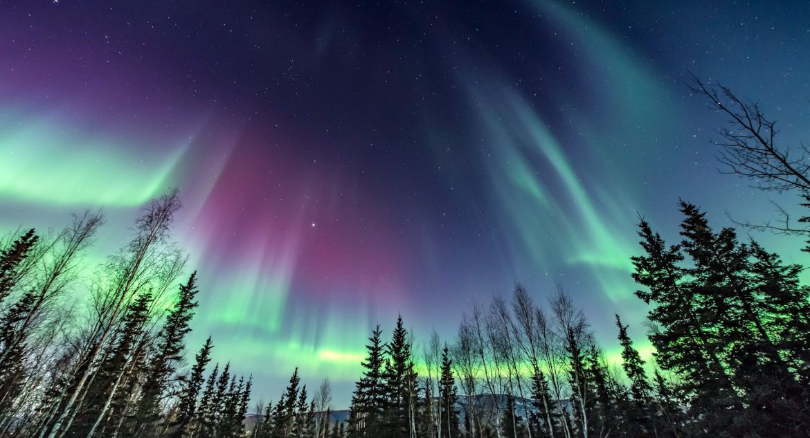 Aurora Boreal em Fairbanks