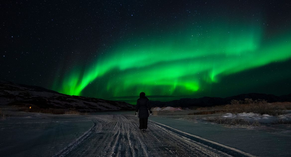 Aurora Boreal em Groenlândia
