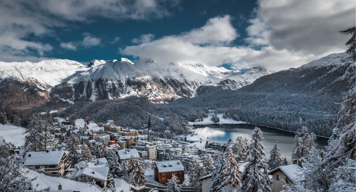 St. Moritz no inverno