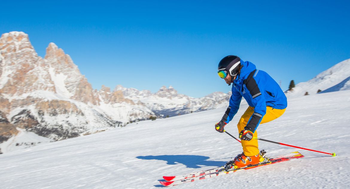 esqui em Cortina d'Ampezzo