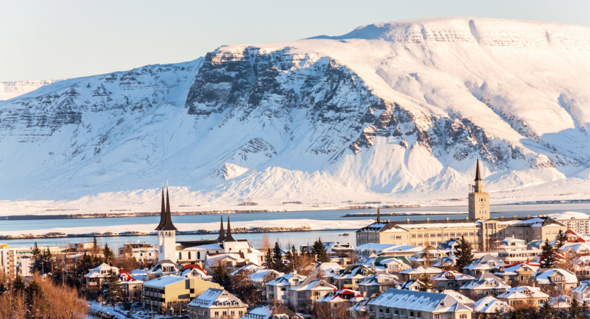 cidades que nevam para viajar nas fériasReykjavik