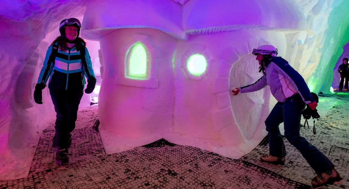 Cavernas de gelo no festival Subli'Cimes