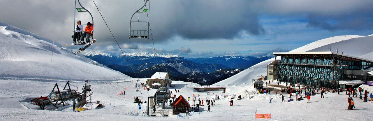 estação de esqui em paises quentes