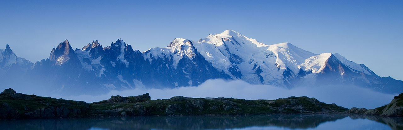 Vista do Mont Blanc