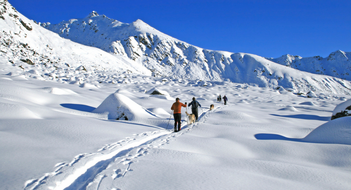 esportes de inverno no Alasca