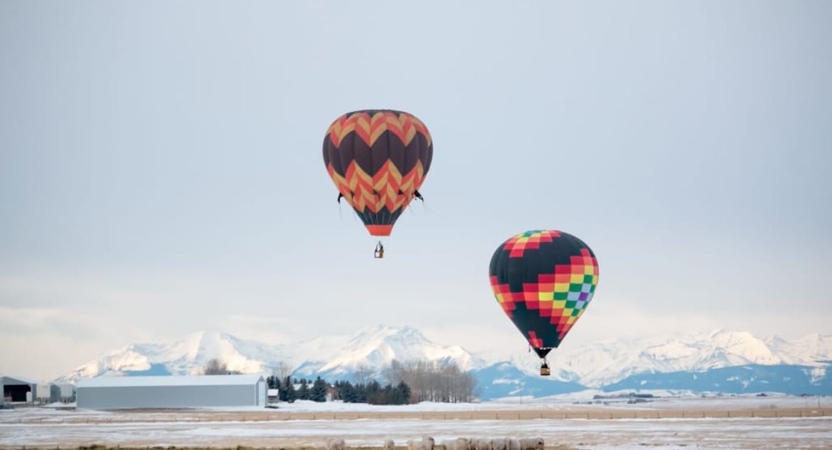 passeio de balão no Colorado