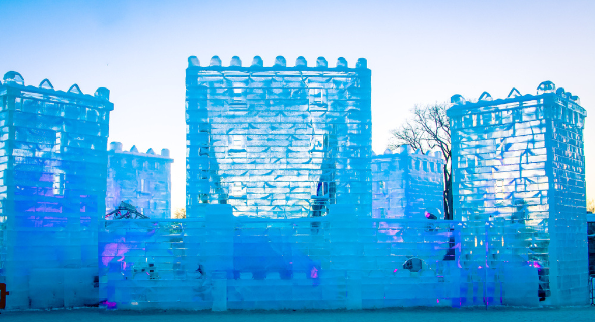 castelo de gelo Canadá