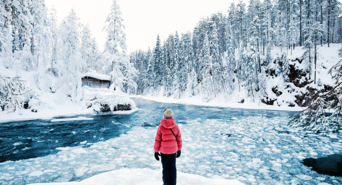Inverno na Finlândia