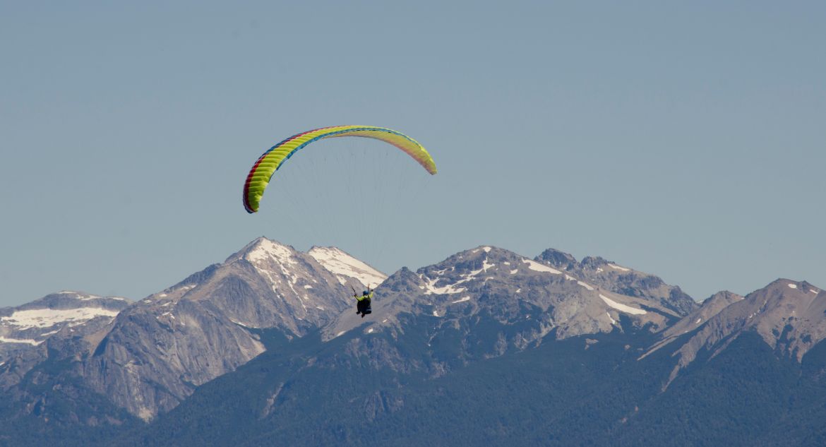 voo de parapente em Cerro Otto