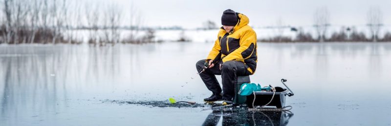 pesca no gelo