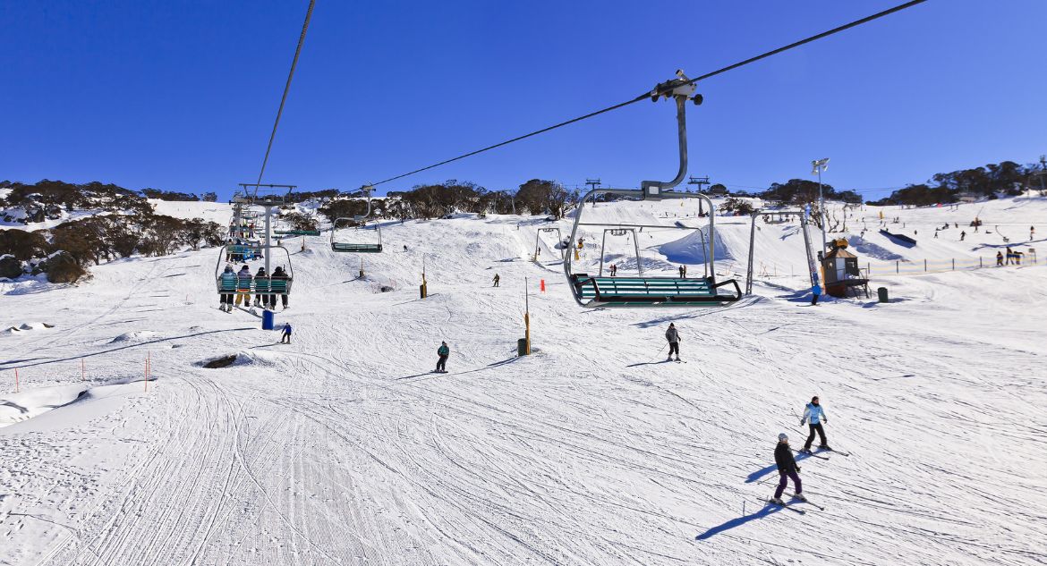 estação de esqui na australia