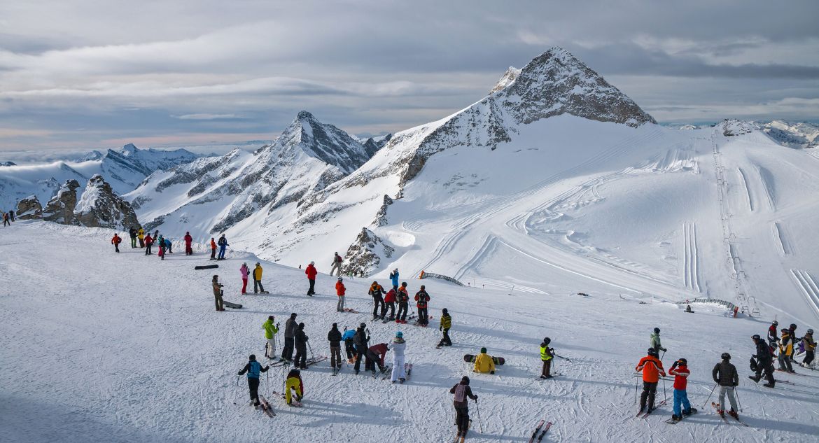 estação de esqui na austria