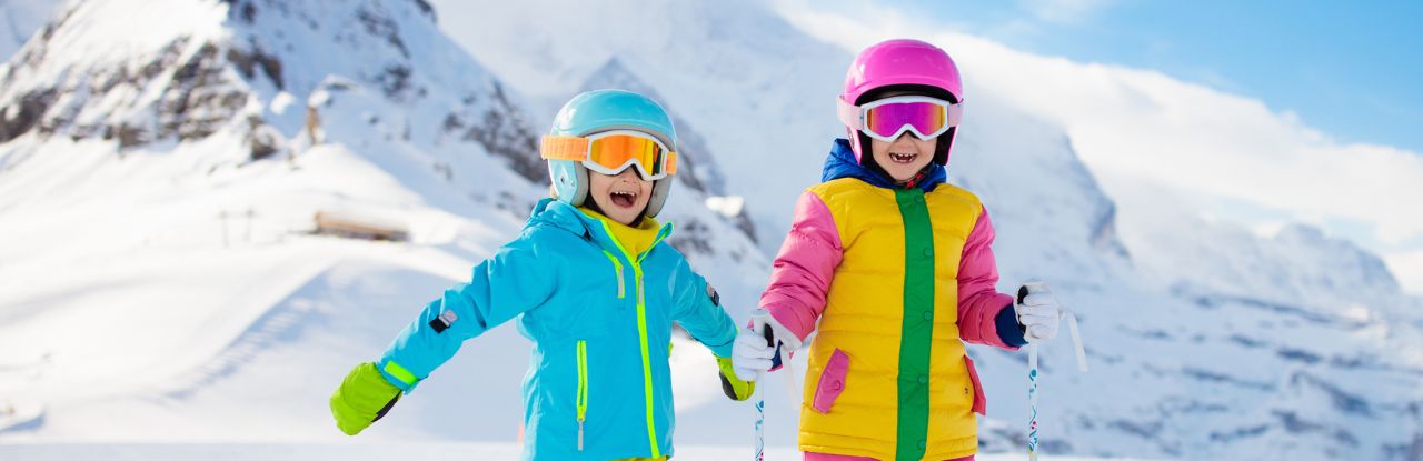 estações de esqui para crianças