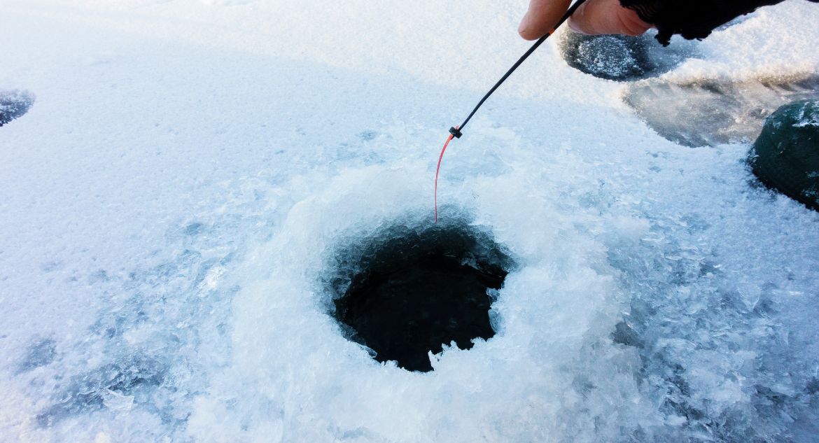 pesca no gelo na suecia