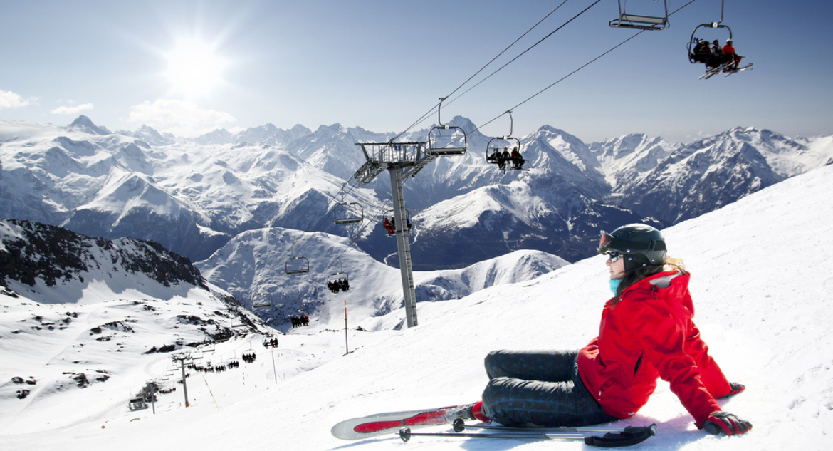 Estação de esqui na França Tignes