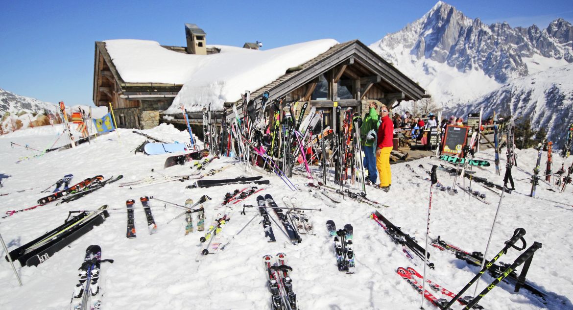 esportes de neve em Chamonix