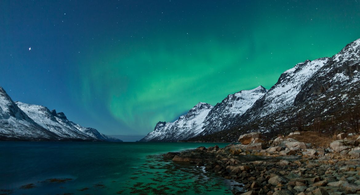 aurora boreal na Finlândia
