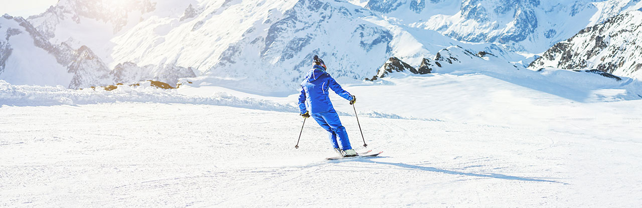 Esquiador na França